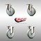 Service Caster 5 Inch 316SS Gray Polyurethane Wheel Swivel Top Plate Caster Rigid SCC, 2PK SCC-SS31620S514-PPUB-2-R-2 - alternate 3